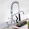 Commercial Kitchen Pre-Rinse Tap Faucet Spray Arm Takeaway w/ 7" Add-On Faucet