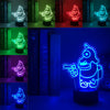 Sonic The Hedgehog 3D Night Light LED 7 Colours Touch Table Lamp Kids Gift NEW