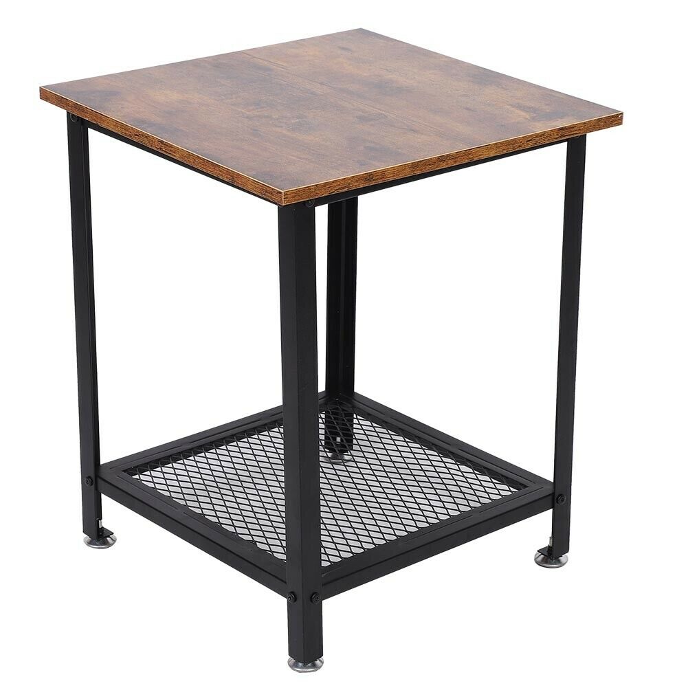 Coffee Table Bed Sofa Side End Tables Living Room Storage Furniture Iron MDF
