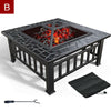 3 in 1 Outdoor Garden Large Firepit Metal Stove Brazier Patio Heater/BBQ/Ice Pit