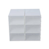 6X Clear Plastic Shoe Storage Boxes Drawer Stackable Foldable Durable Organiser