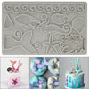 Sea Shell Silicone Fondant Mould Cake Sugarcraft FISH Decorating Icing Mold
