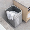 Folding Large Rolling Laundry Basket with Wheel Dirty Clothes Hamper Storage Bin
