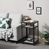 Industrial Side Table Small Console Unit Vintage Sofa End Rustic Metal Coffee UK