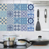 10pcs Moroccan Tile Sticker Bathroom Kitchen Waterproof Wall Decal DIY Home Deco