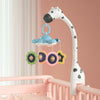 Baby Musical Crib Bed Bell Cot Mobile Projection Dream Light Nusery Lullaby Toy