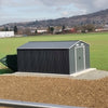 12 X 10FT Metal Garden Sheds Apex Roof With Free Foundation Tools Storage House
