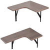 Set of 2 Corner Shelf Floating Wall Mount Shelves Storage Rack Display Decor DIY