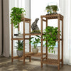 Premium Wood Plant Stand Corner Flower Pot Shelf Rack Art Crat Display DIY Decor