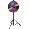 17.7" Color Prize Wheel Dry Erase Fortune Spinning Tabletop Floor Stand