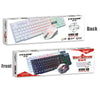 Gaming Keyboard And Mouse Set Rainbow RGB LED USB For PC Laptop Xbox One PS4 UK