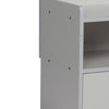 UK White Bedside Table Drawer Cabinet Bedroom Furniture Storage Nightstand Shelf