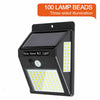 288/468 LED Solar PIR Motion Wall Security Lights Outdoor Garden Bright Upgrade