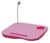 Laptop Tray Lap Desk Cushioned Portable Computer Reading LED Light Work Station