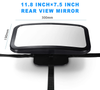 LARGE ADJUSTABLE WIDE VIEW REAR/BABY/CHILD SEAT CAR SAFETY MIRROR HEADREST MOUNT