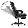 Executive Office Chair Swivel Recliner Gaming Computer Desk Chair w/ Footrest UK