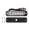 4X 6LED AMBER RECOVERY 12/24V CAR STROBE LIGHTS ORANGE GRILL BREAKDOWN FLASHING