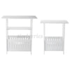 Bedside Table Bedroom Nightstand Storage Cabinet Chest Side End Organizer White