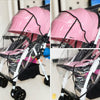 Universal Baby Pushchair Stroller Raincover Clear Rain Cover Pram Buggy w Window