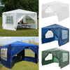 Gazebo 3x3M Heavy Duty Stronger Waterproof Fully Garden Canopy Tent With 4 Sides