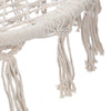 Hanging Macrame Hammock Chair Cotton Woven Rope Swing Chair Seat Beige Ace