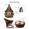 Ultrasonic Air Diffuser Humidifier Essential Oil Aroma LED Purifier Aromatherapy