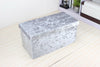 Crushed Velvet Storage Box Diamante Ottoman Folding Foot Stool Seat Bench