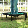 42" Fitness Trampoline Sport Jumper Rebounder Elastic Rope Gym Exercise Training
