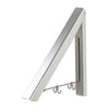 Foldable Wall Mounted Clothes Rack Triangle Hanger Rack Airer Aluminium