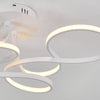 Circling LED Ceiling Light Contemporary Bedroom Kitchen Pendant Lamp Chandelier