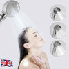 3 In 1 High Pressure Showerhead Handheld Shower Head with ON/Off Pause Chrome