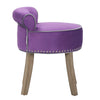 Scrollback Velvet Button Dressing Table Chair Vanity Stool Piano Stools Bedroom