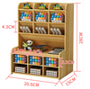Large Desktop Stationery Container Office Tidy Kid's Pencil Pen Storage Holder