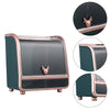 Makeup Case Plastic Perfume Skin Care Storage Box Desktop Container w/ Clear Lid