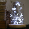 2M 120Led Snwoflakes Battery Powered Snowflake Fairy String Light Flower Vase UK