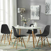 Set of 4 Dining Eiffel Chairs Retro Wooden Legs Office Kitchen Lounge Chair UK