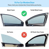 4x Universal Car Sun Magnetic Rear Window UV Protector Sun Shade For Kids Baby