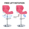 2X Faux Leather PU Bar Stool Breakfast Bar Chair Kitchen Stools Swivel Barstool