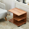 Rolling Printer CPU Cart Stand Open Shelves Storage Cabinet Utility Home Office