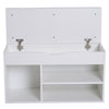 Wooden Shoes Cabinet Bench Hidden Storage Padded Seat Organiser
