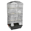 Large Metal Bird Cage Canary Parakeet Budgie Cockatiel Lovebird Tall Cages Black