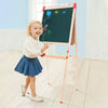 Kids Easel Wooden 2 in 1 Blackboard Whiteboard Childrens Drawing Art Chalk Board