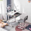 Kids Study Table and Chair Set Children's Homework Art Activity Desk Adjustable