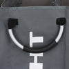 3X Collapsible Fabric Laundry Hamper, Foldable Clothes Bag, Washing Bin Basket