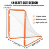 4'x4'Lacrosse Goal Net Folding Portable Youth Training Equipment Backyard
