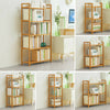3/4/5 Tier Bookcase Shelving Unit Wood Bookshelf Free Standing Storage Display