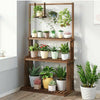 Large Wooden Flower Plant Stand Tall Hanging Shelf Planter Bonsai Display Rack