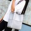 Women Large Bucket Bag Lady Leathers Tote Summer Messenger Shoulder Handbag