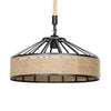 Vintage Retro Industrial Loft Hemp Rope Iron Pendant Ceiling Light Retro Lamp UK