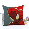18" Marvel Pillow Case Super Hero Cushion Covers Sofa Cotton Linen Square Sofa